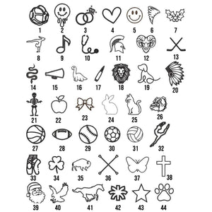 Custom School/Mascot School Spirit Glitter Applique Embroidered Sweatshirt with Sleeve Embroidery