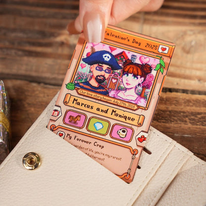 Custom Stardew Valley Card - Personalized Couples Gifts - Anniversary Gift - Couple Anniversary - Gift for Him Her- Gift for Farming Gamer il_794xN.7024763318_pug5.jpg