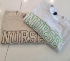 Embroidered Nurse Sweatshirt, Nurse Hoodie, Nurse Pullover, Gift for Grad, gift for her, New Nurse Gift, Nursing School Shirt, gift for her