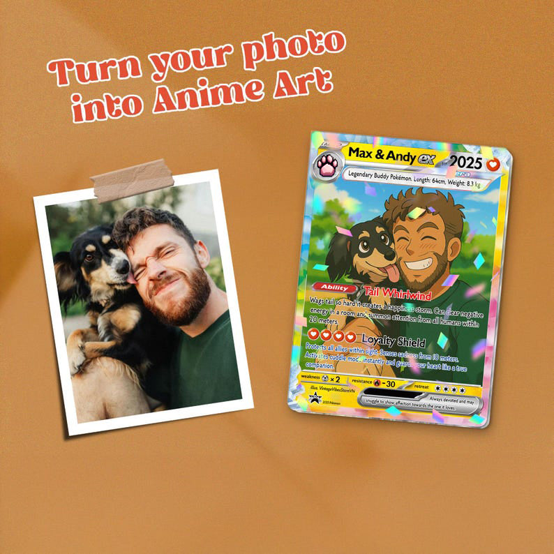 Personalized Pet Pokemon Card, Custom Your Pet as a Pokemon Card, Dog Portrait, Pet Lover Gift, Pet memorial, Pet Gift, Dog Gift, Cat Gift il_794xN.7032882294_h3i6_5000x_e6fe33c6-6009-47c8-89ed-eb008b8b2f22.jpg