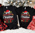 Custom Family Christmas 2025 T-Shirt: Funny Santa Tee