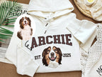 Custom Embroidered Pet From Your Photo Sweatshirt,Custom Embroidered Pet Hoodie,Dog Shirt with Name Embroidered,Custom Gift For Dog Owners