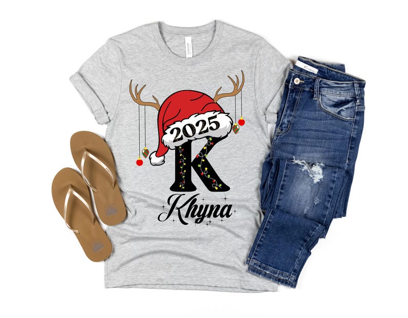 Custom Christmas Family Name 2025 Shirt, Christmas 2025 Shirt, Christmas Family Pajamas, Christmas Shirts, Personalized Christmas Shirt