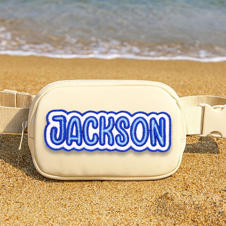 Custom Embroidered Name Patch Personalized Text Patches | Colorful Name Patch Iron-On or Sew-On | For Clothes, Uniforms, Bags