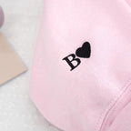 Custom Valentines Hoodie with Cat Love Embroidered - Matching Hoodies for Couples - Personalized Anniversary Sweatshirt - Engagement Gifts