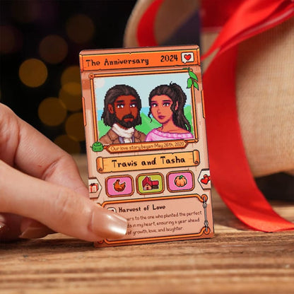 Custom Stardew Valley Card - Personalized Couples Gifts - Anniversary Gift - Couple Anniversary - Gift for Him Her- Gift for Farming Gamer il_794xN.7072738133_pd90.jpg