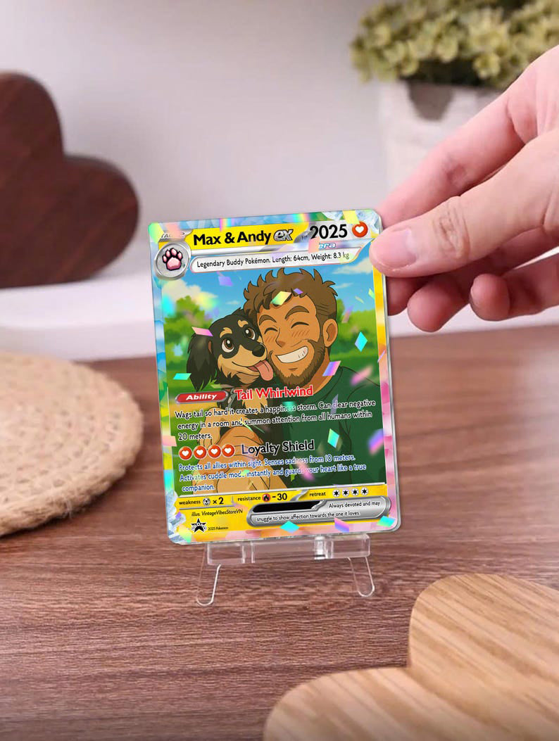 Personalized Pet Pokemon Card, Custom Your Pet as a Pokemon Card, Dog Portrait, Pet Lover Gift, Pet memorial, Pet Gift, Dog Gift, Cat Gift il_794xN.7080853377_9z1u_5000x_57e9cd4b-a039-4f4a-a0a1-c4e639e0f8b2.jpg