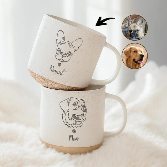 Personalized Dog Photo Engraved Pottery Mug with Name, Custom Dog Mug, Dog Lover Gift, Gift for Dog Mom, Dog Dad, Pet Lovers, Family Gifts il_794xN.7091851673_55bn.jpg