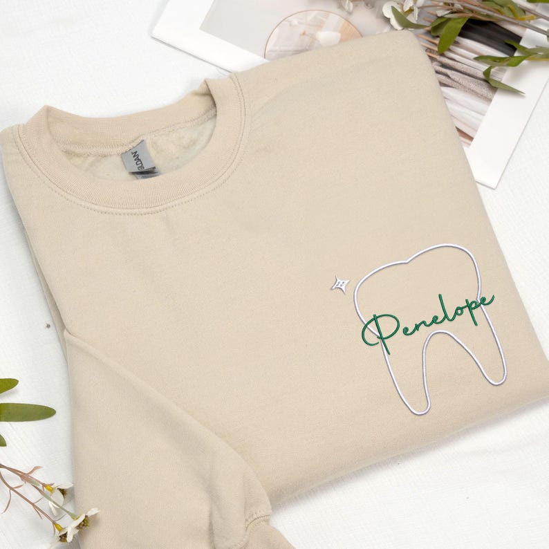 Matching Couple Embroidered Dental Hoodie - Dental Assistant Hoodie - Couple Dental Hygienist Sweatshirt - Graduation Gift For Couple