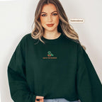 Sorry i'm booked Bookworm Embroidered Sweatshirt | Bookish Oversized Jumper | Cosy Reading Sweater | Gift for Book Lover | Gift for Readers