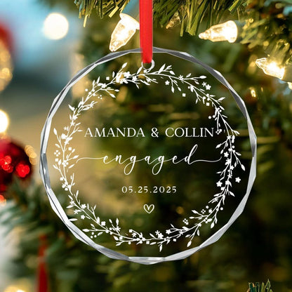Personalized Engaged Ornament 2025, Engagement Ornament with Names & Date, Engaged Gift, Newlywed Gift For Couple,Wedding Keepsake Ornament il_794xN.7112512045_qupw_1_86b13175-7857-4524-91c6-3714c99d94d2.jpg