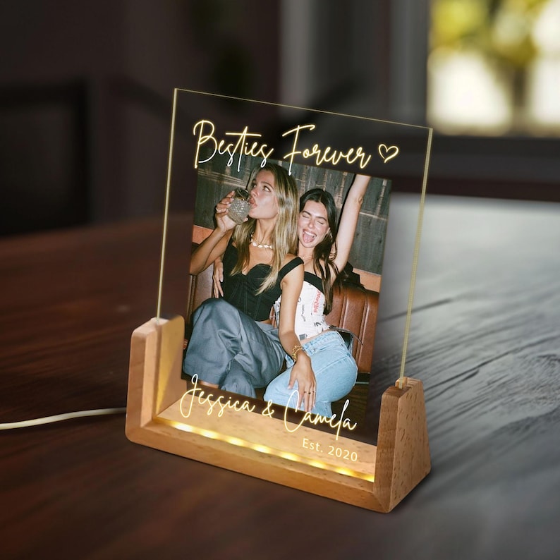 Personalized Besties Photo Led Night Light Lamp, Gift For Besties Desk Plaque, Best Friends Light Lamp Gift For Sister, BFF Birthday Gift il_794xN.7116535059_h2da.jpg
