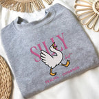Embroidered Social Worker Sweatshirt, Silly Goose Social Work Sweater, MSW Crisis Hoodie, LCSW Graduation Gift, School Social Worker Gift