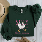 Embroidered Social Worker Sweatshirt, Silly Goose Social Work Sweater, MSW Crisis Hoodie, LCSW Graduation Gift, School Social Worker Gift