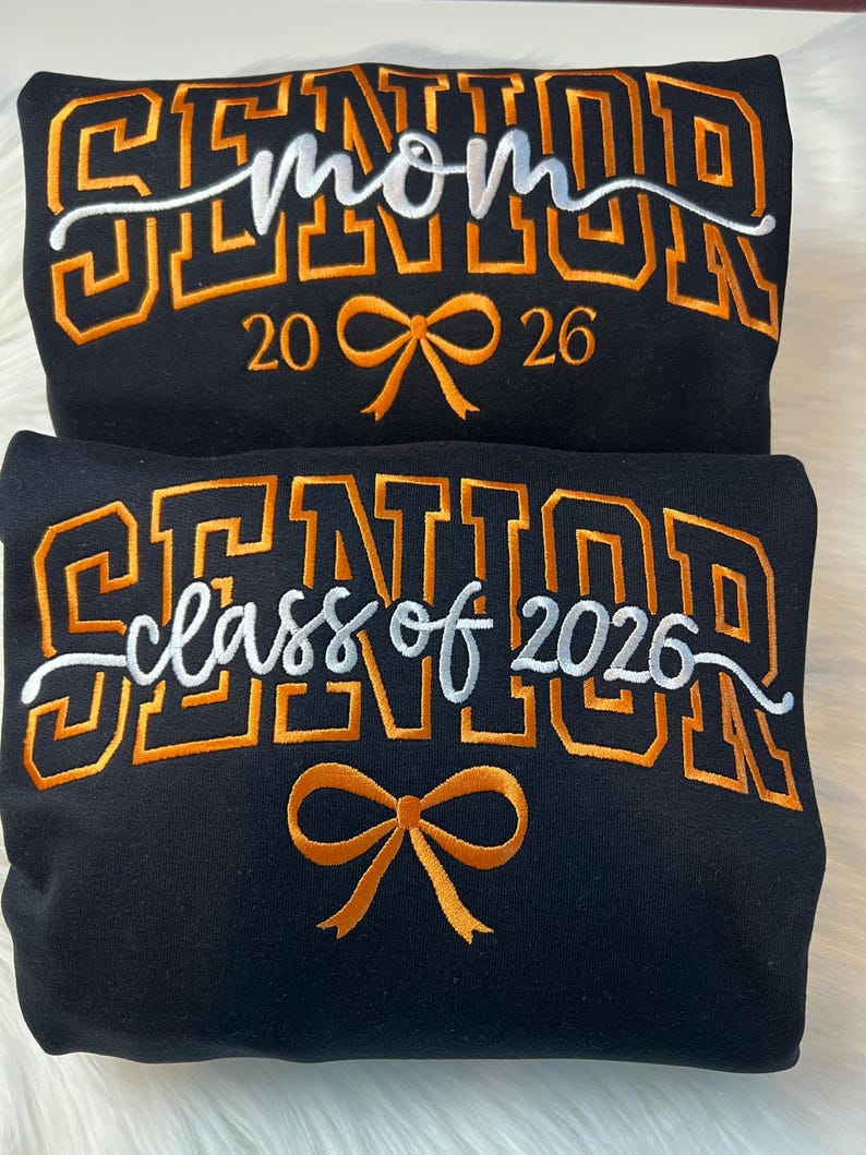Embroidered Senior Mom Sweatshirt,Senior Mom Sweatshirt,Senior Mom Gift,Senior Night, Senior Mom Hoodie,Senior 2026