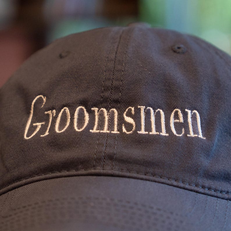 Bride Squad and Groomsmen Embroidered Baseball Caps Wedding Party Matching Hats, Bachelor and Bachelorette Party Accessories, Team Bride Groom Squad Adjustable Cotton Dad Hats for Bridal Crew