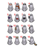 Personalized Embroidered Ghost Sweatshirt, Couple Halloween Hoodie, Mr. Gamer Mrs. Sleepy Shirt, Cute Family Fall Sweatshirt, Spooky Season