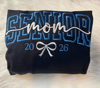 Embroidered Senior Mom Sweatshirt,Senior Mom Sweatshirt,Senior Mom Gift,Senior Night, Senior Mom Hoodie,Senior 2026