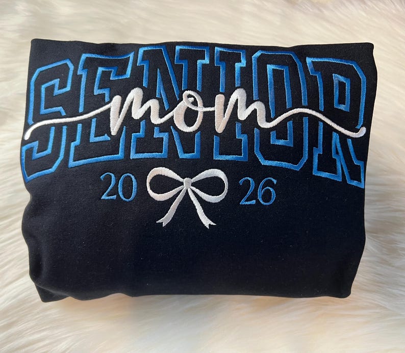 Embroidered Senior Mom Sweatshirt,Senior Mom Sweatshirt,Senior Mom Gift,Senior Night, Senior Mom Hoodie,Senior 2026
