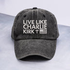 Embroidered Charlie Kirk Tribute Cap, Freedom Great American Patriot Hat, RIP Charlie Kirk Memorial Hat, USA Hero