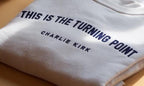 Embroidered Turning Point USA TShirt, Charlie Kirk Shirt, Rest in Peace Charlie Sweatshirt, Charlie Kirk Memorial T-Shirt, Republican Shirt