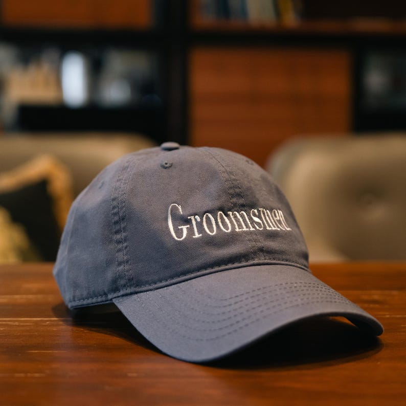 Bride Squad and Groomsmen Embroidered Baseball Caps Wedding Party Matching Hats, Bachelor and Bachelorette Party Accessories, Team Bride Groom Squad Adjustable Cotton Dad Hats for Bridal Crew