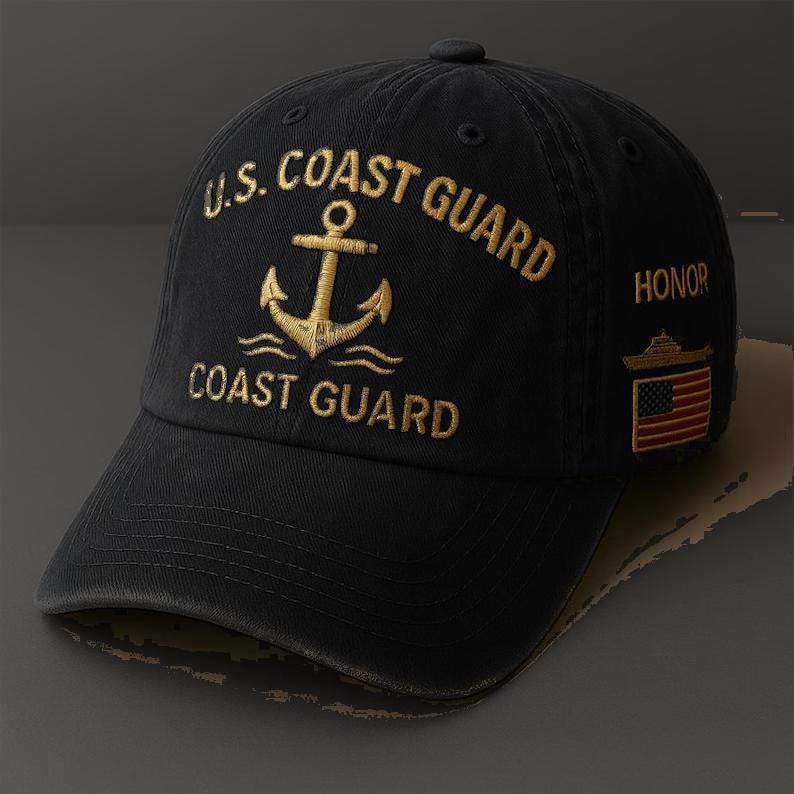 US Coast Guard Veteran Embroidered Trucker Hat: USCG Baseball Cap, 250th Anniversary Embroidered Baseball Us Tribute Retro Cap il_794xN.7217371821_nt9q_97e6ecae-00e1-4389-9f55-fad5fd529593.jpg