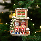 Personalized Naughty Old Couple Christmas Ornament, Annoying each other since Xmas Ornament, Flat 2D Ornament, Custom Name Ornament Gifts il_794xN.7225858976_n2m9.jpg