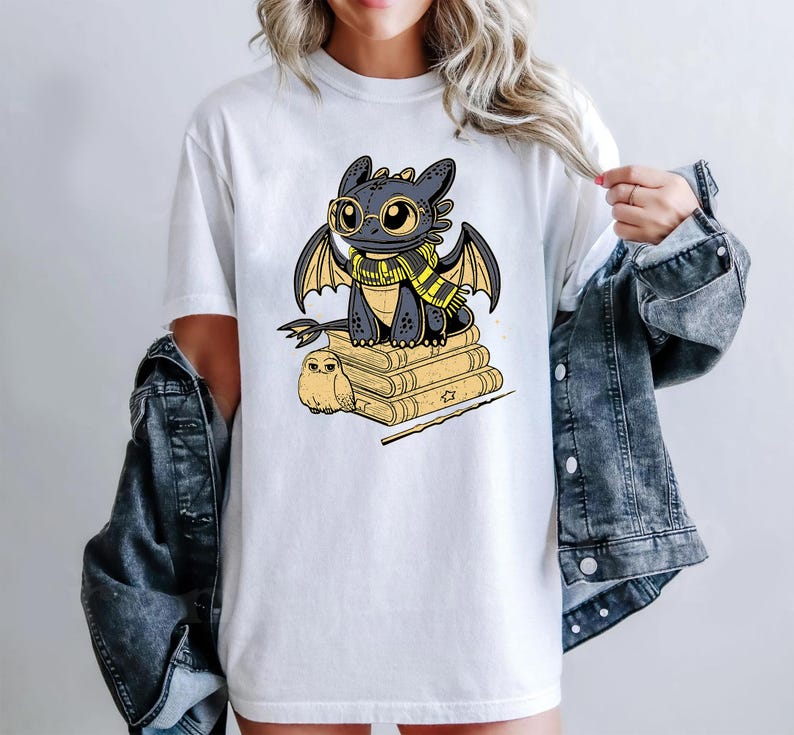 Toothless Vintage Shirt: How to Train Your Dragon Unisex Tee, Epic Universe Night Fury