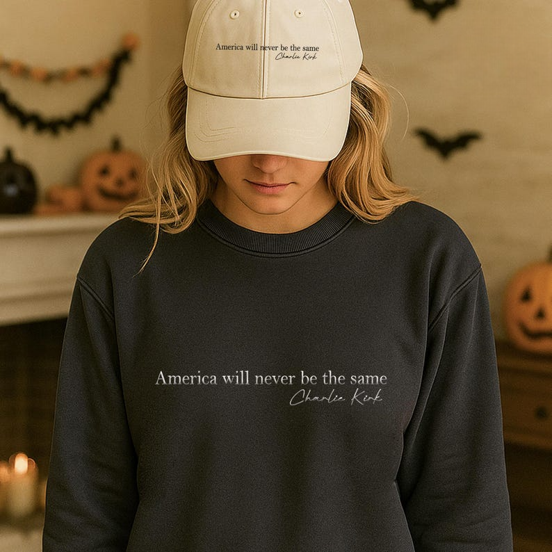 Human Rights Embroidered Sweatshirt, Will Never Be The Same Embroidered Sweater, In Memory Of Charlie Hoodie, Free Speech Embroidery Hoodie