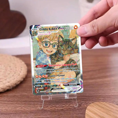 Personalized Pet as Pokemon Card, Turn your pet into a Pokemon, Custom Photo Anime Card, Gift For Him, Gift For Her, Pet Lover Gift Cat Gift il_794xN.7242536013_3rr9.jpg