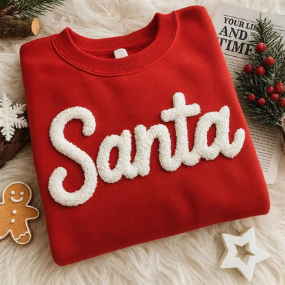 Custom Name Chenille Embroidered Sweatshirt