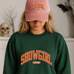 Showgirl Era Embroidered Sweatshirt, Orange Show Girl Sweater, Showgirl Life Embroidered Hoodie, Album Release Party Embroidery