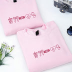 Embroidered Nurse Sweatshirt - Coquette Bow, Personalized CNA Crewneck - Nursing Student Sweatshirt For Her