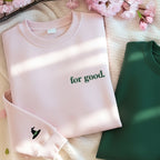 For Good Embroidered Sweatshirt, Shiz University Shirt, Musical Defy Gravity, Wicked Merch