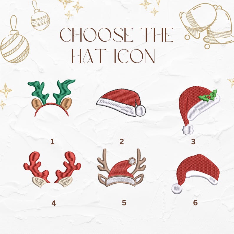 Custom Embroidered Dog Christmas Sweatshirt, Personalized Santa Hat Dog Lover Holiday, Pet Lover Gift