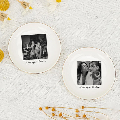 Personalized Bestie Photo Jewelry Dish: Ceramic Trinket Tray for Best Friend, Birthday Bestie Gifts il_794xN.7312972888_hxt4.jpg