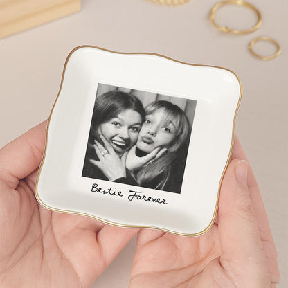 Personalized Bestie Photo Jewelry Dish: Ceramic Trinket Tray for Best Friend, Birthday Bestie Gifts il_794xN.7312973162_7ica.jpg