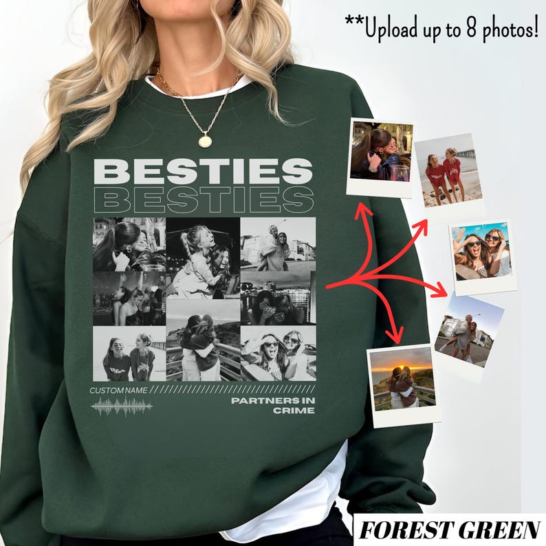 Custom Besties Photo Sweatshirt, Xmas Besties Gift, Vintage 90s Custom Bootleg Shirt, Personalized BFF Gift, Birthday Gift For Bestie il_794xN.7337632670_r7w1.jpg