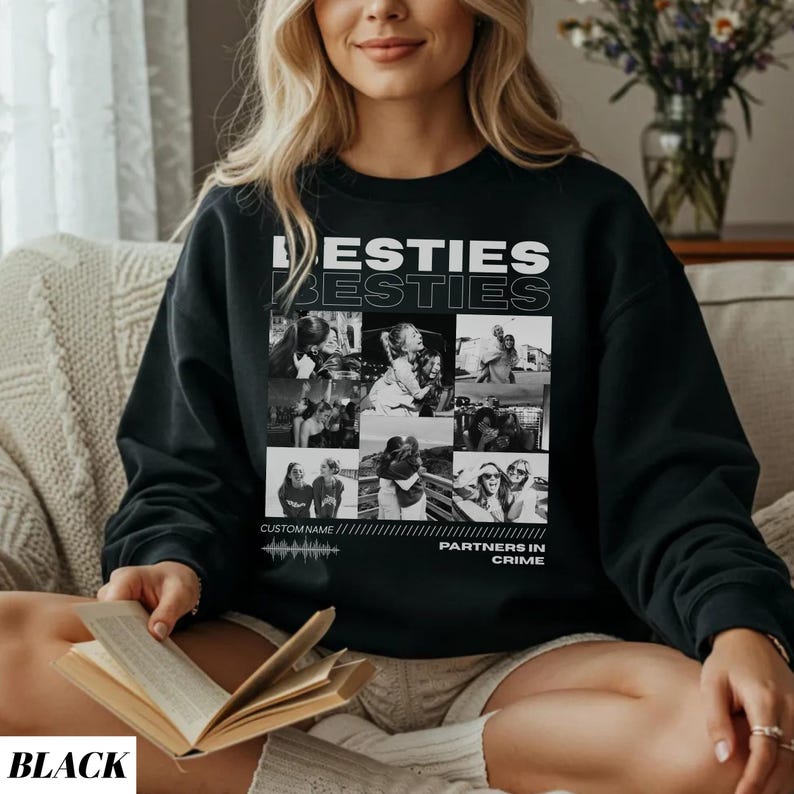 Custom Besties Photo Sweatshirt, Xmas Besties Gift, Vintage 90s Custom Bootleg Shirt, Personalized BFF Gift, Birthday Gift For Bestie il_794xN.7337632696_ctp3.jpg