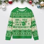 Ohh...This Calls for a Spreadsheet Ugly Christmas Sweatshirt, Excel Group Matching Sweatshirt, Christmas Party Gift, Xmas Gift 2025