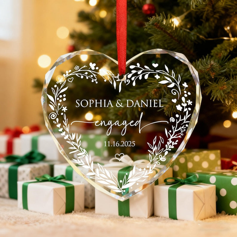 Personalized Engaged Ornament 2025,Wedding Keepsake Ornament,Engagement Ornament with Names & Date,Engaged Gift,Newlywed Gift For Couple il_794xN.7386991829_2eyg.jpg