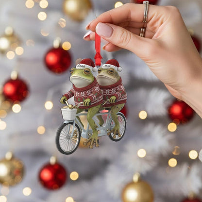 Personalized Frog Riding Toad On Bike Ornament - Funny Couple Christmas Gift il_794xN.7418958291_tw47.jpg