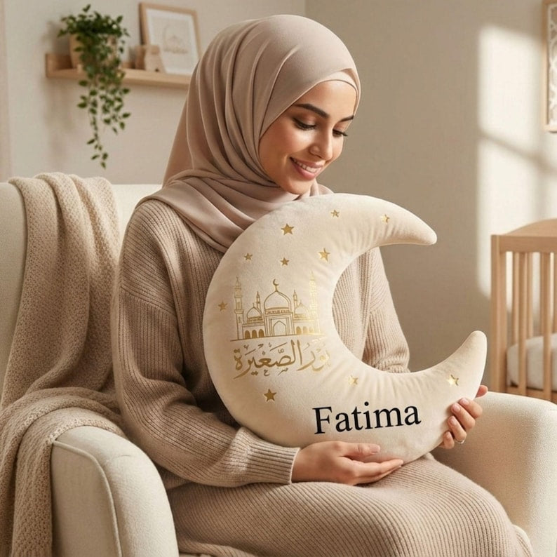 Personalized Moon Pillow Custom Name Islamic Nursery Decor Crescent Moon Cushion Ramadan Eid Kids Room Gift il_794xN.7482741218_nmnh.jpg