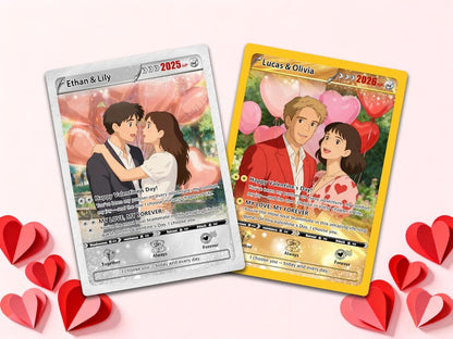 Personalized Pokemon Valentine s Day Card, Custom Anime Photo Card, Valentine Gift, Game Couple Card, Gift for Game Couples,Gift for Him/Her il_794xN.7548572071_eb8s.jpg