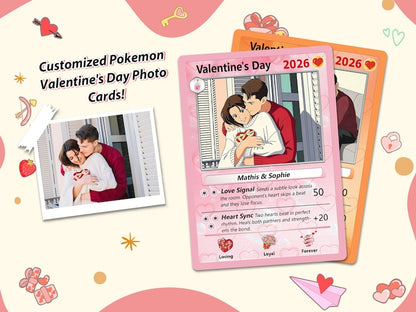 Custom Couple Poke Valentines Card, Personalized Photo Portrait Card, Valentine s Gift for Couples, Anniversary Keepsake, Gift for Him il_794xN.7572400035_kwhq.jpg