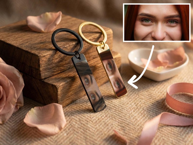 Custom Eye Photo Keychain Personalized Gifts for Him, Stainless Steel Keychain, Boyfriend Gifts for Him, Long-Distance Relationships Gift il_794xN.7595059534_i1r9.jpg