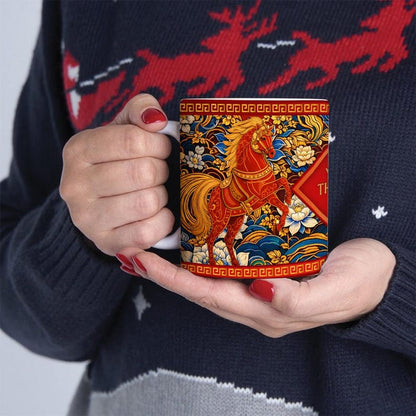 Year of the Horse Mug 2026, Chinese Zodiac Horse Coffee Mug, Lucky Feng Shui Gift for Prosperity, Lunar New Year Mug il_794xN.7612249240_bik1.jpg