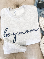 Boy Mom Embroidered Sweatshirt - Unisex Crewneck Pullover for Busy and Comfy Mom Life | Mother's Day Gift il_fullxfull.2898061763_pyj1.jpg