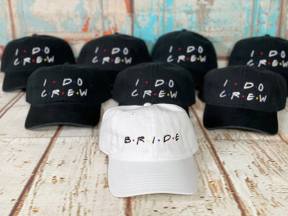 Friends bridal gifts Embroidered hat, Bridesmaid gift, Gift for bride, Bachelorette gift, Bride to be, Personalized gift, Bridal gifts il_fullxfull.3198871587_1maj.jpg